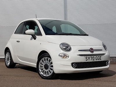 Used Fiat 500 Lounge 69 HP (50 kW) 2020 White Hatchback