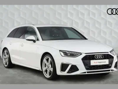 Used Audi A4 S-Line 200 HP (147 kW) 2024 White Estate