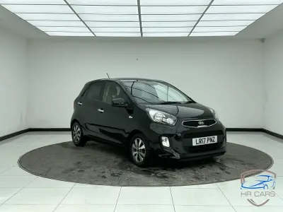 Begagnad Kia Picanto 84 HK (61 kW) 2017 Svart Halvkombi