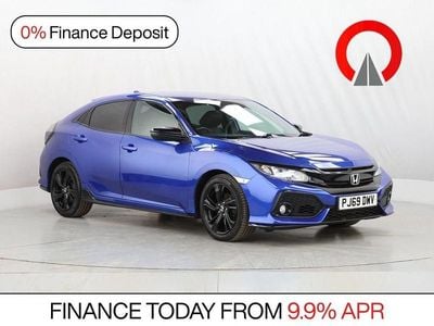 Used Honda Civic Sport 126 HP (92 kW) 2019 Blue Hatchback