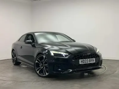 Used Audi A5 Black Edition 200 HP (147 kW) 2023 Black Coupe