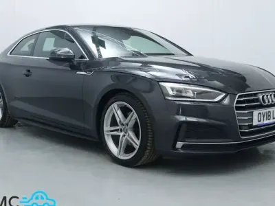 Used Audi A5 S-Line 190 HP (139 kW) 2018 Grey Coupe