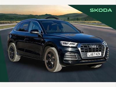 Black Used 2018 Audi Q5 S-Line SUV | £19,490 (Fair price)