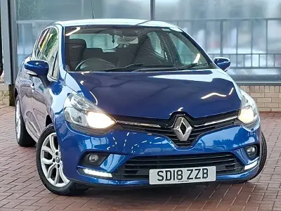 Used Renault Clio Dynamique 75 HP (55 kW) 2018 Blue Hatchback