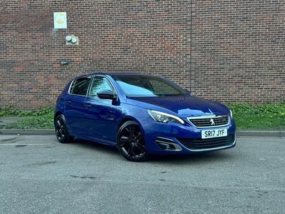 Used Peugeot 308 GT-line 130 HP (95 kW) 2017 Blue Hatchback