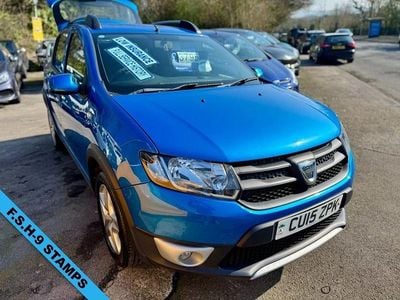 Used Dacia Sandero Ambiance 90 HP (66 kW) 2015 Blue Hatchback