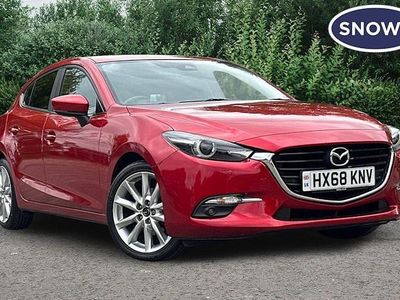 Begagnad Mazda 3 Inclusive 120 HK (88 kW) 2018 Röd Halvkombi