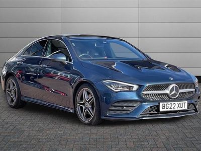 Used Mercedes CLA180 AMG Line Premium Plus 136 HP (100 kW) 2022 Blue Sedan