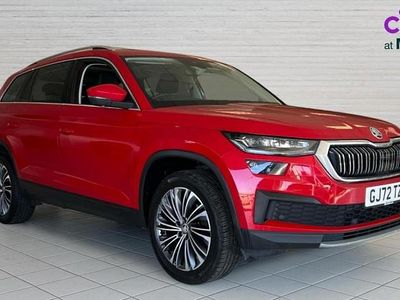 Used Skoda Kodiaq SE L Executive 150 HP (110 kW) 2022 Velvet red metallic SUV