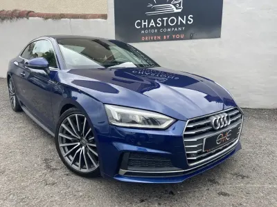 Usado Audi A5 S-Line 190 HP (139 kW) 2018 Azul Coupé