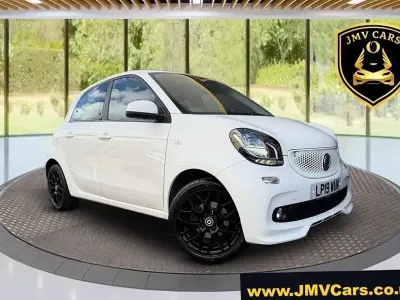 Used Smart ForFour 71 HP (52 kW) 2019 White Hatchback