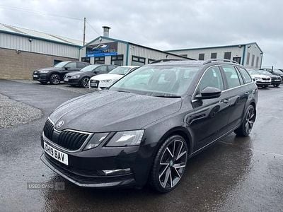 Used Skoda Octavia SE Technology 115 HP (84 kW) 2019 Black Estate
