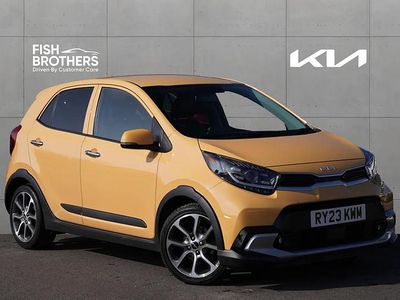 Used Kia Picanto X-Line 65 HP (47 kW) 2023 Yellow Hatchback