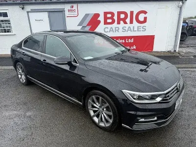 Used VW Passat R-line 150 HP (110 kW) 2019 Black Sedan