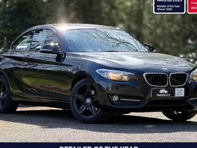 Used BMW 218 Sport Line 150 HP (110 kW) 2015 Black Coupe