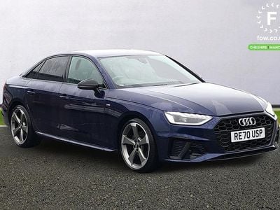 Used Audi A4 Black Edition 150 HP (110 kW) 2020 Blue Sedan