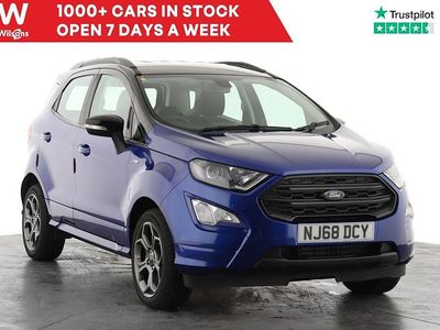 Used Ford Ecosport ST-Line 125 HP (91 kW) 2018 Blue SUV
