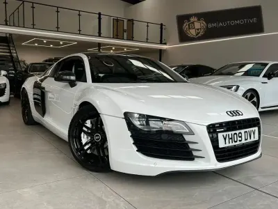 Used Audi R8 Coupé 420 HP (308 kW) 2009 White Coupe