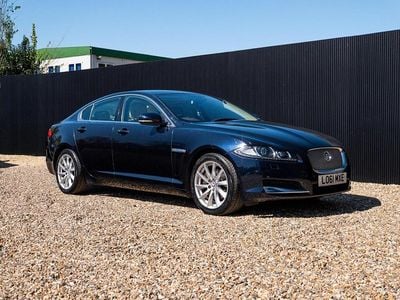 Begagnad Jaguar XF Premium Luxury 190 HK (139 kW) 2012 Blå Sedan