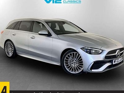 Silver Used 2022 Mercedes C200 AMG Line Premium Estate | £25,395 (Fair price)