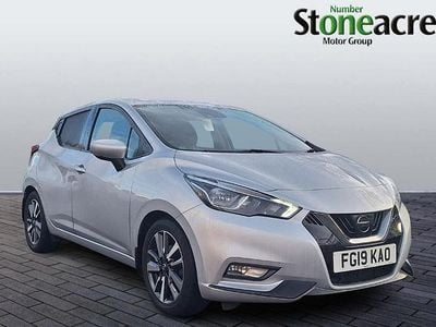 Silver Used 2019 Nissan Micra N-Connecta Hatchback | £7,995 (Fair price)