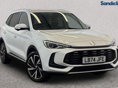 Solid arctic white Used 2024 MG ZS Trophy Hatchback | £16,982 (Fair price)