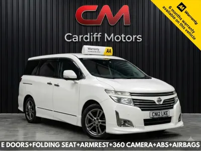 Used Nissan Elgrand 2012 White MPV
