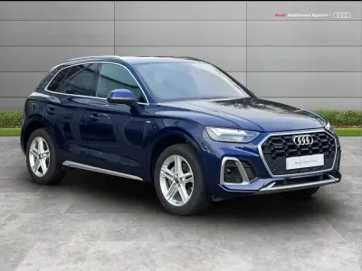 Used Audi Q5 S-Line 295 HP (216 kW) 2023 Blue SUV