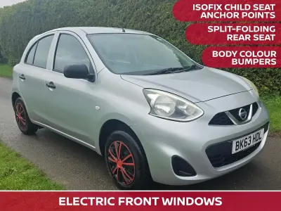 Begagnad Nissan Micra Visia 2013 Silver Halvkombi