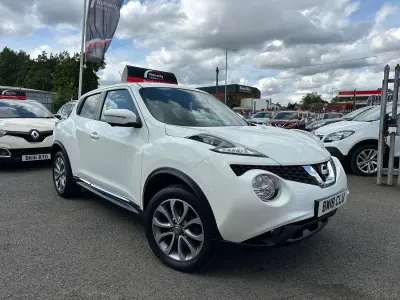 Used Nissan Juke Tekna 110 HP (80 kW) 2018 White SUV