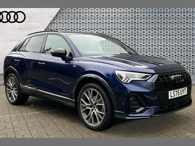 Used Audi Q3 Black Edition 150 HP (110 kW) 2025 Blue SUV