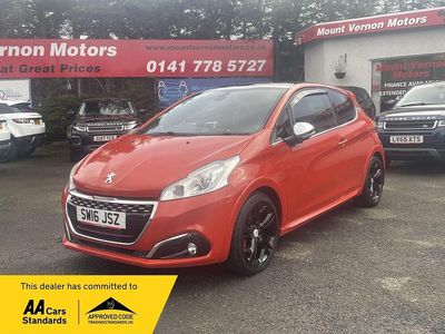 Used Peugeot 208 Prestige 208 HP (152 kW) 2016 Orange Hatchback