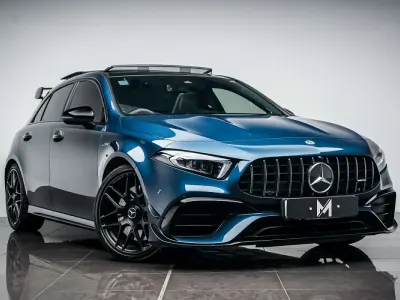 Used Mercedes A45 AMG AMG 421 HP (309 kW) 2022 Blue Hatchback