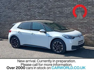 Used VW ID.3 Pro Performance 150 kW (204 HP) 2023 White Hatchback