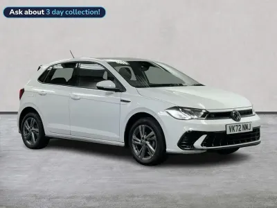 Used VW Polo R-line 95 HP (69 kW) 2022 White Hatchback