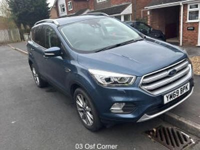 Used Ford Kuga Titanium 150 HP (110 kW) 2019 Blue SUV
