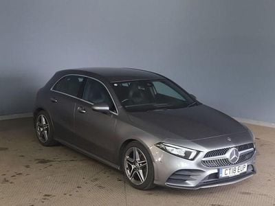 Used Mercedes A180 AMG line 116 HP (85 kW) 2018 Grey Hatchback