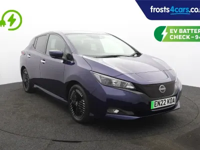 Used Nissan Leaf N-Connecta 110 kW (150 HP) 2022 Blue Hatchback