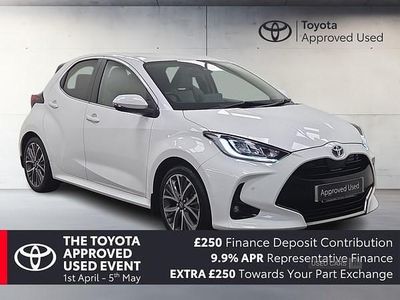 Used Toyota Yaris Hybrid 2022 White Hatchback