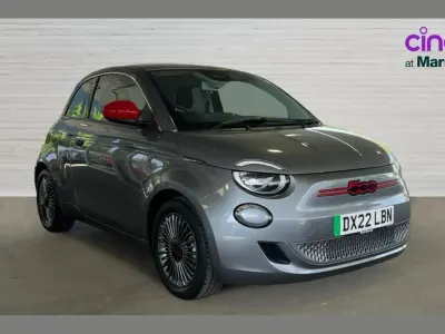 Used Fiat 500e Red 69 kW (95 HP) 2022 Grey Hatchback