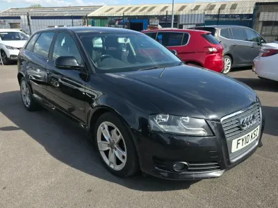 Begagnad Audi A3 Sport 2010 Svart Halvkombi