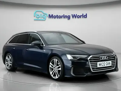 Used Audi A6 S-Line 204 HP (150 kW) 2021 Blue Estate