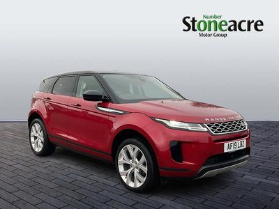 Red Used 2019 Land Rover Range Rover evoque SE Estate | £19,495 (A bit pricey)