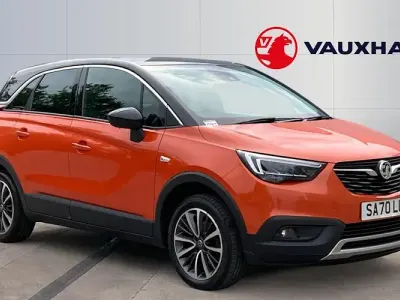 Used Vauxhall Crossland X Elite 131 HP (96 kW) 2020 Orange SUV