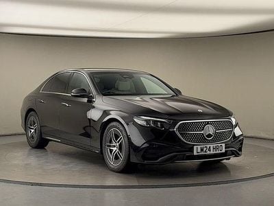 Obsidian black Used 2024 Mercedes E200 AMG line Sedan | £36,400 (Expensive)