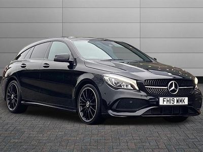 Used Mercedes CLA220 AMG line 170 HP (125 kW) 2019 Cosmos black Sedan