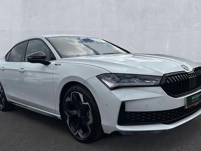 Used Skoda Superb SportLine 150 HP (110 kW) 2026 Pure white Hatchback