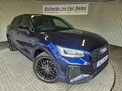 Used Audi Q2 Black Edition 150 HP (110 kW) 2021 Blue SUV