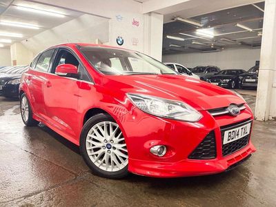 Red Used 2014 Ford Focus Zetec Hatchback | £3,595 (Fair price)