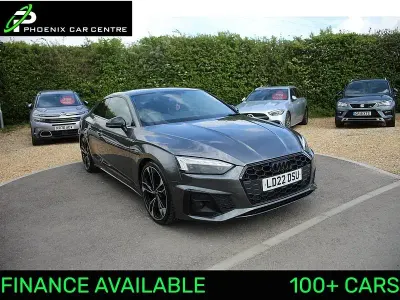 Begagnad Audi A5 Black Edition 245 HK (180 kW) 2022 Grå Sportkupé